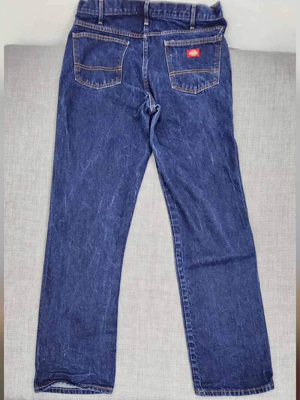 Dickies Straight Dark Wash 100% Cotton Denim Jeans. 36 × 34 - Picture 5 of 12